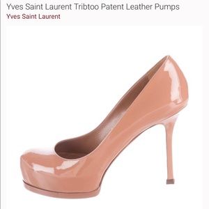 Yves Saint Laurent Tribtoo Patent Leather Pumps